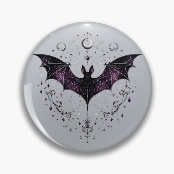 Item preview, Night-Wing Gothic Bat – Dark Mystic Symbol designed and sold by Roberta Calabrese.