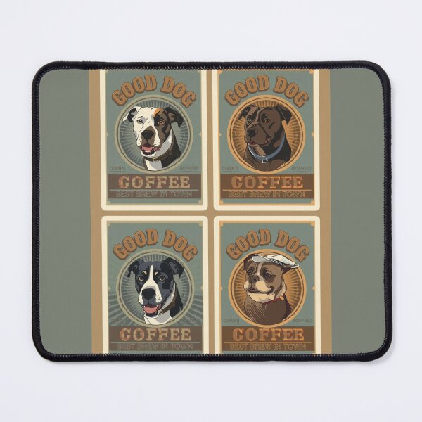 Item preview, Good Dog Coffee Poster Collection | Retro Vintage Café Dog Art designed and sold by AM-little-shop.