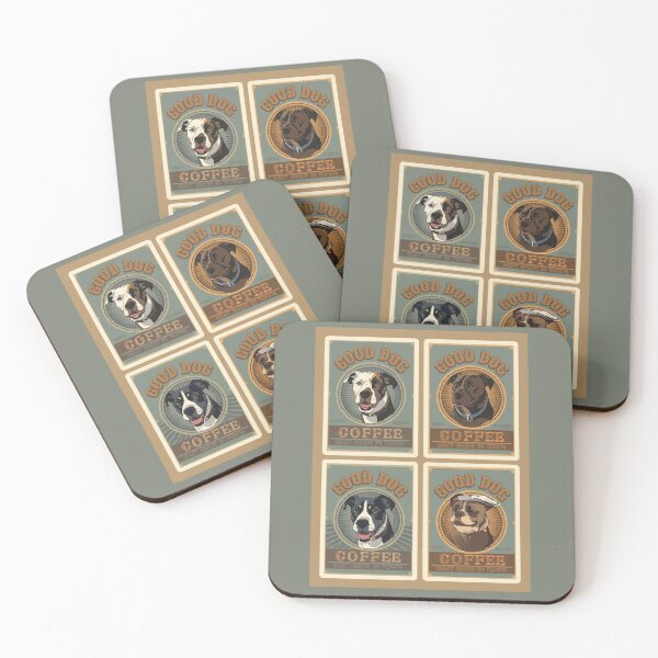Item preview, Good Dog Coffee Poster Collection | Retro Vintage Café Dog Art designed and sold by AM-little-shop.