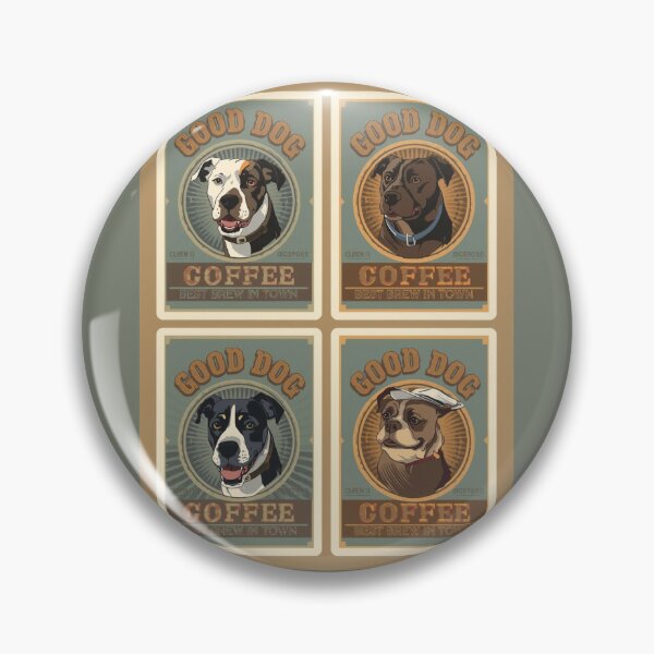 Item preview, Good Dog Coffee Poster Collection | Retro Vintage Café Dog Art designed and sold by AM-little-shop.