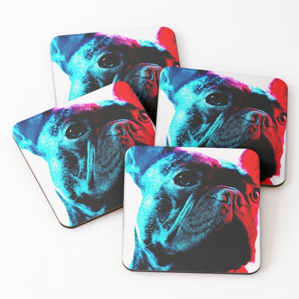 Item preview, French bulldog - glamorous fashion portrait designed and sold by KsaveraArt.