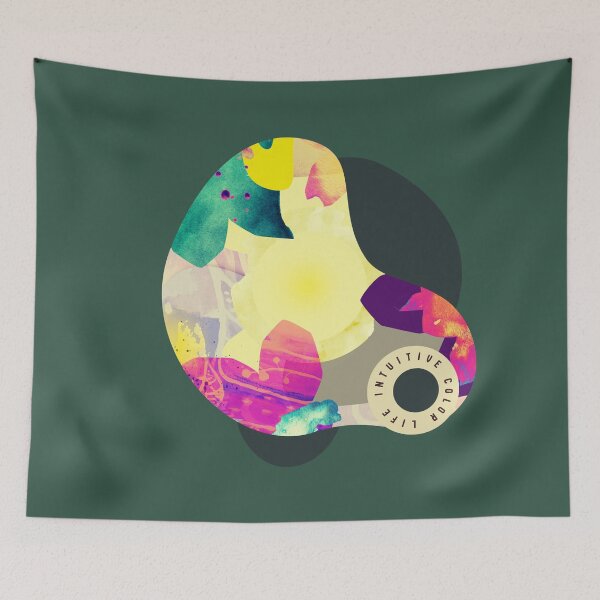 Item preview, Abstract Shapes, Colorful Flowers - Modern Pattern designed and sold by KarinaPraska.