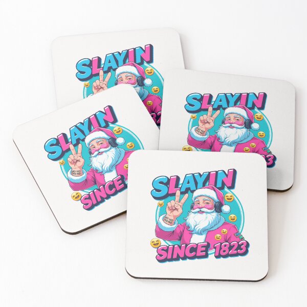 Item preview, Funny Santa Slayin Since 1823 Shirt – Bold Pink Retro Christmas Design | Playful Holiday Gift designed and sold by wellie-chic.