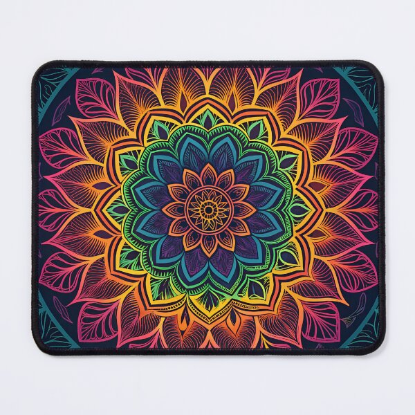Item preview, Trippy Mandala Pattern with Hypnotic Symmetry designed and sold by HLPsychDesigns.