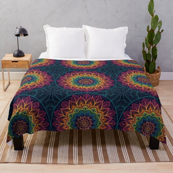Item preview, Trippy Mandala Pattern with Hypnotic Symmetry designed and sold by HLPsychDesigns.