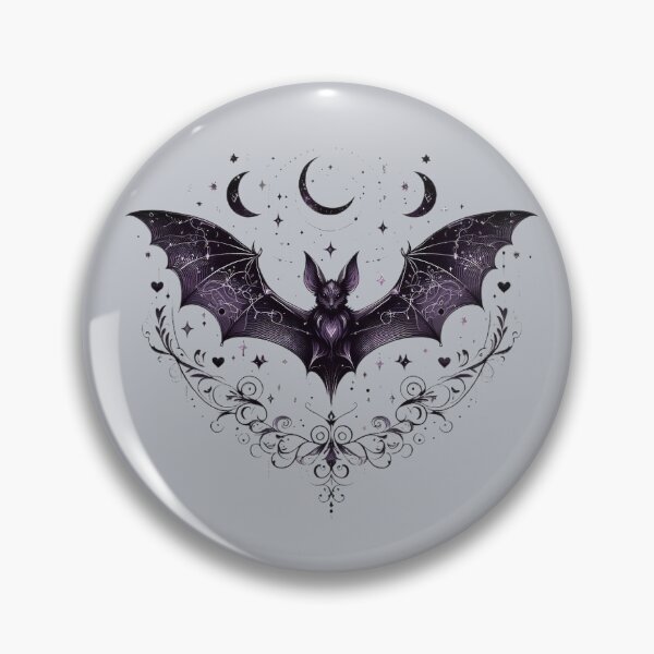 Item preview, Night-Wing Gothic Bat – Dark Mystic Symbol designed and sold by Roberta Calabrese.