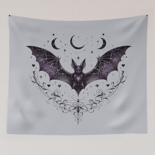 Item preview, Night-Wing Gothic Bat – Dark Mystic Symbol designed and sold by Roberta Calabrese.
