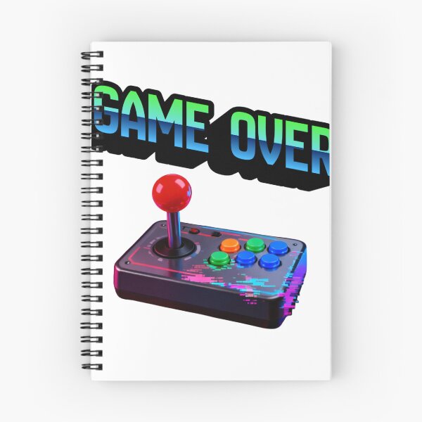 Item preview, GAME OVER Retro Arcade Stick Synthwave 80s Gamer T-Shirt designed and sold by Pandora´s Box.