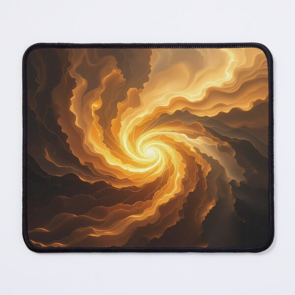 Item preview, Cosmic Spiral - Energy, Depth & Movement – Abstract meets Universe in golden Motion designed and sold by FotoworldEdel.