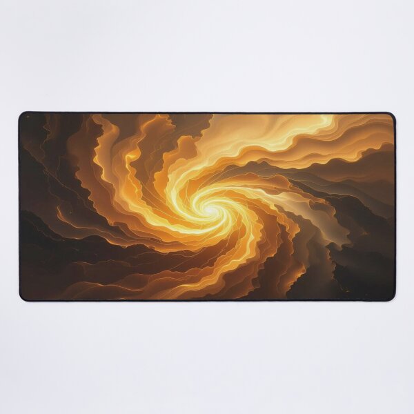 Item preview, Cosmic Spiral - Energy, Depth & Movement – Abstract meets Universe in golden Motion designed and sold by FotoworldEdel.