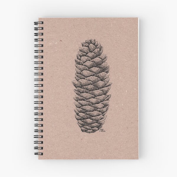 Item preview, Spruce cone fineliner illustration designed and sold by Adam Wróbel.