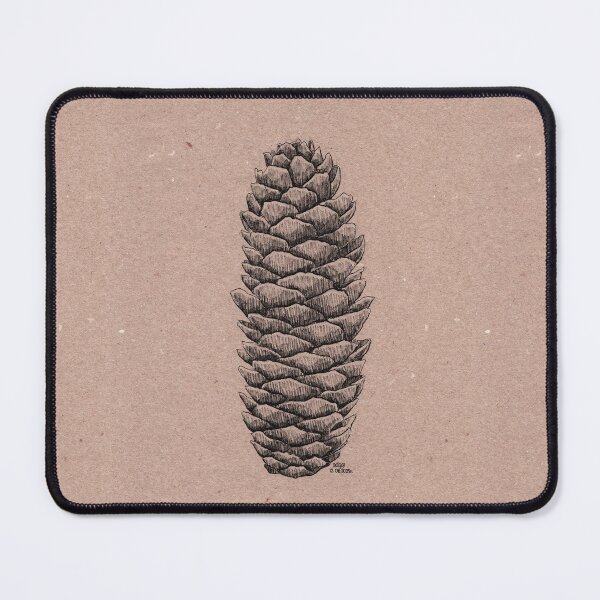 Item preview, Spruce cone fineliner illustration designed and sold by Adam Wróbel.