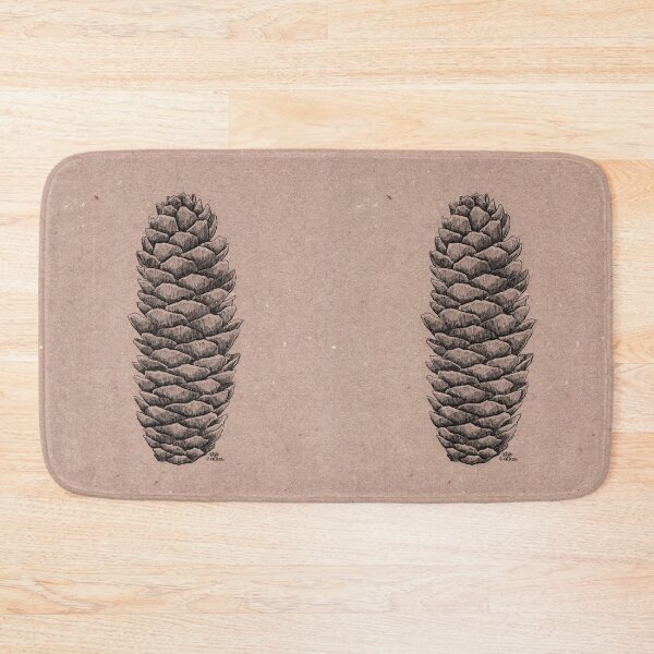 Item preview, Spruce cone fineliner illustration designed and sold by Adam Wróbel.