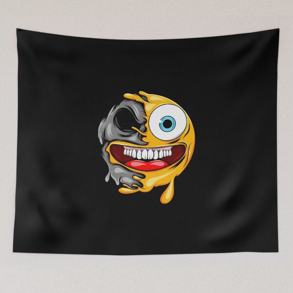 Item preview, Happy Gothic Emoji designed and sold by Joncasmiart.