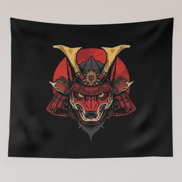 Item preview, Samurai Wolf Mask designed and sold by RkskArt.