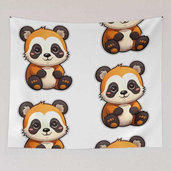 Item preview, A LITTLE CARTOON PANDA designed and sold by infinitearte.