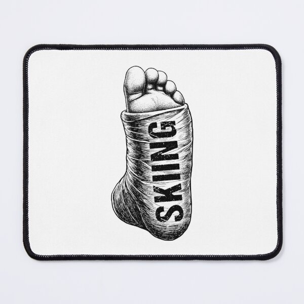 Item preview, Skiing Skier Funny Broken Ankle Vintage Downhill Skiers designed and sold by GrandeDuc.
