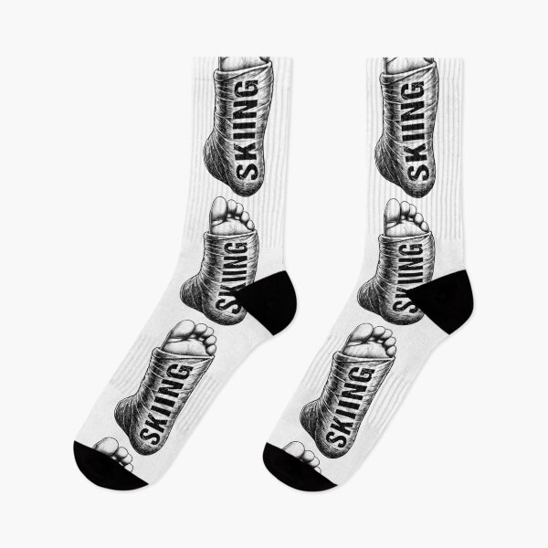 Item preview, Skiing Skier Funny Broken Ankle Vintage Downhill Skiers designed and sold by GrandeDuc.