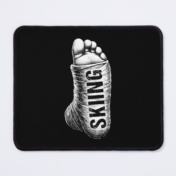 Item preview, Skiing Skier Funny Broken Ankle Vintage Downhill Skiers designed and sold by GrandeDuc.