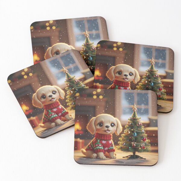 Item preview, Cute Dog in Christmas Sweater designed and sold by PetJoyPrintsCO.
