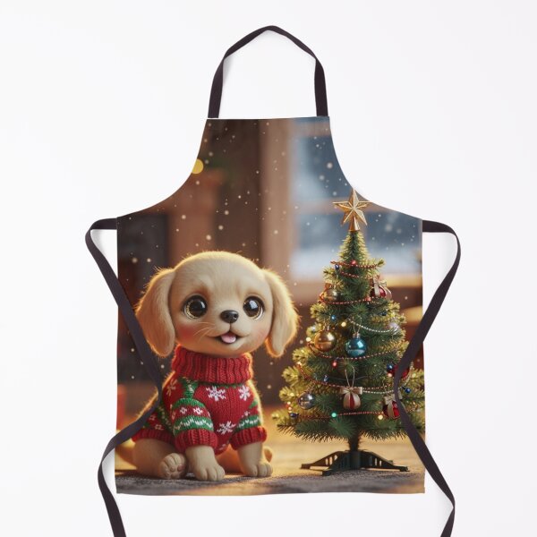 Item preview, Cute Dog in Christmas Sweater designed and sold by PetJoyPrintsCO.
