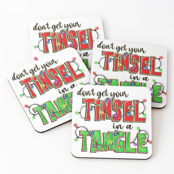 Item preview, Don't Get Your Tinsel in a Tangle designed and sold by MarlandTreasures.