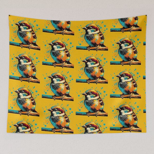 Item preview, cute sparrow bird designed and sold by Dogandesighn.
