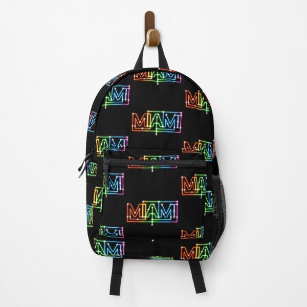 Item preview, Miami Neon Metro Map – Vibrant Nightlife City Glow designed and sold by Mavric Design.