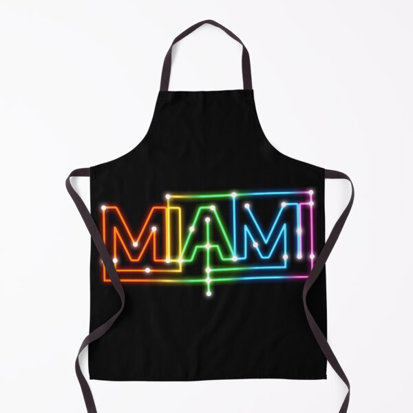 Item preview, Miami Neon Metro Map – Vibrant Nightlife City Glow designed and sold by Mavric Design.