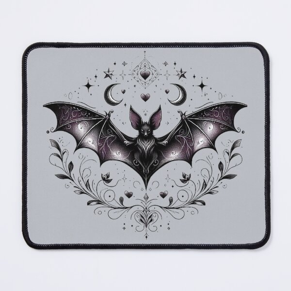 Item preview, Night-Wing Gothic Bat – Dark Mystic Symbol designed and sold by Roberta Calabrese.