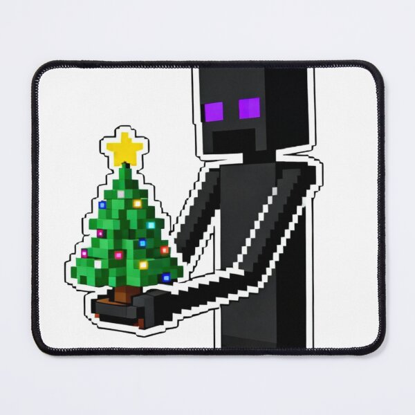 Item preview, Pixel Christmas Tree Enderman Style Holiday Block Game Art designed and sold by Pandora´s Box.