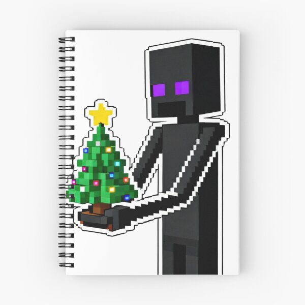Item preview, Pixel Christmas Tree Enderman Style Holiday Block Game Art designed and sold by Pandora´s Box.