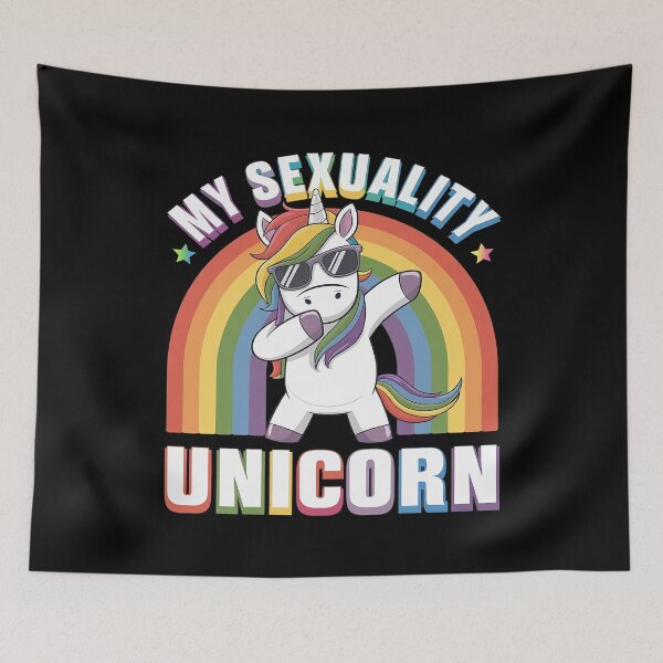 Item preview, My Sexuality Unicorn LGBTQ Supporter  designed and sold by ClassicAnthony.