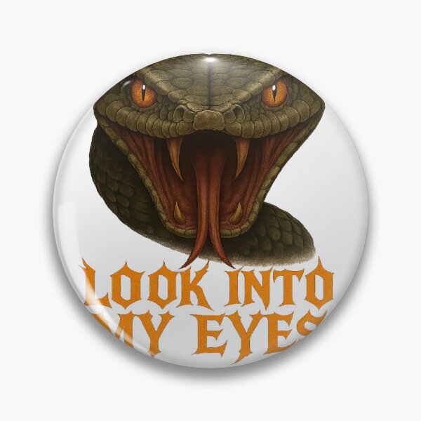 Item preview, Eyes That Bite – Bold Snake Gaze Design by GGSTCraft designed and sold by ggstcraft.
