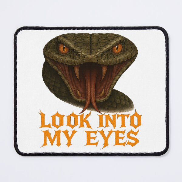 Item preview, Eyes That Bite – Bold Snake Gaze Design by GGSTCraft designed and sold by ggstcraft.