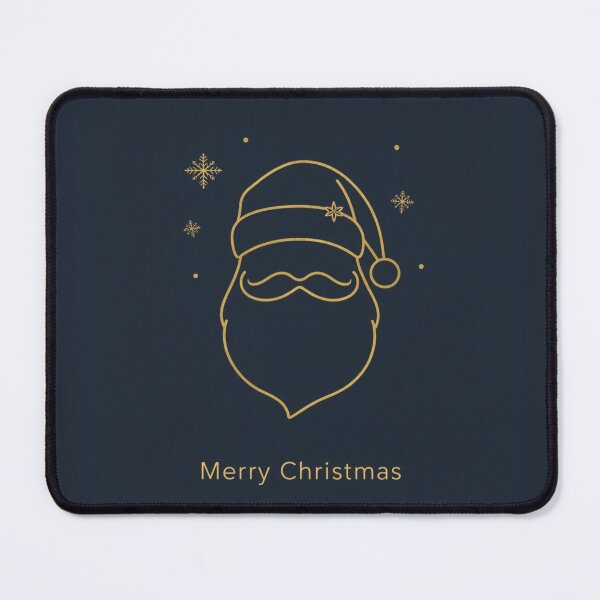 Item preview, Minimal Santa Line Art | Elegant Gold Christmas Design designed and sold by AM-little-shop.