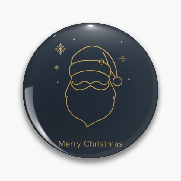 Item preview, Minimal Santa Line Art | Elegant Gold Christmas Design designed and sold by AM-little-shop.