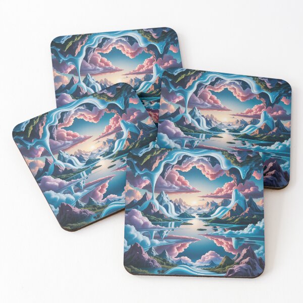 Item preview, А dreamlike mountain landscape  with impossible beauty. designed and sold by Lilashakti ⭐️ ⭐️ ⭐️ ⭐️ ⭐️.