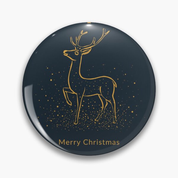 Item preview, Minimal Reindeer Line Art | Elegant Gold Christmas Design designed and sold by AM-little-shop.