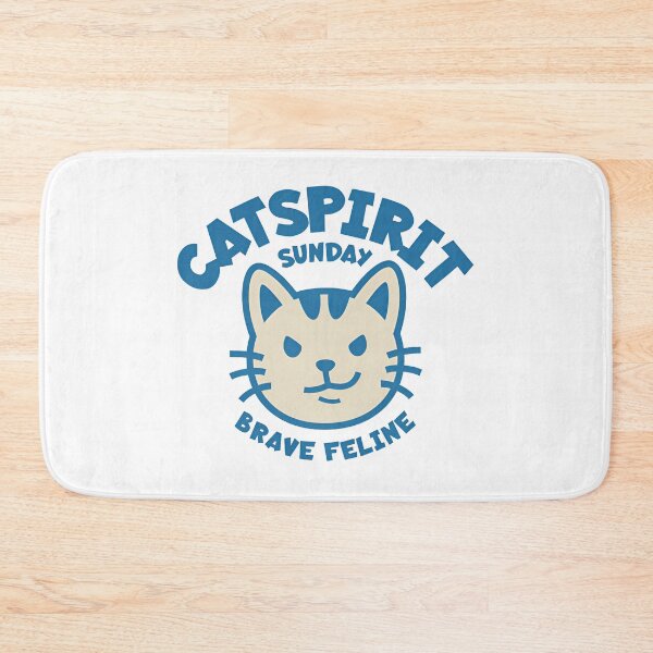 Item preview, Cat Spirit Brave Feline Sunday Mascot Graphic designed and sold by Oniyasha.