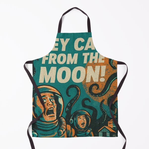 Item preview, Retro Pulp Sci-Fi Tentacle Horror - Vintage Astronauts vs Moon Monster designed and sold by Vallentinez.