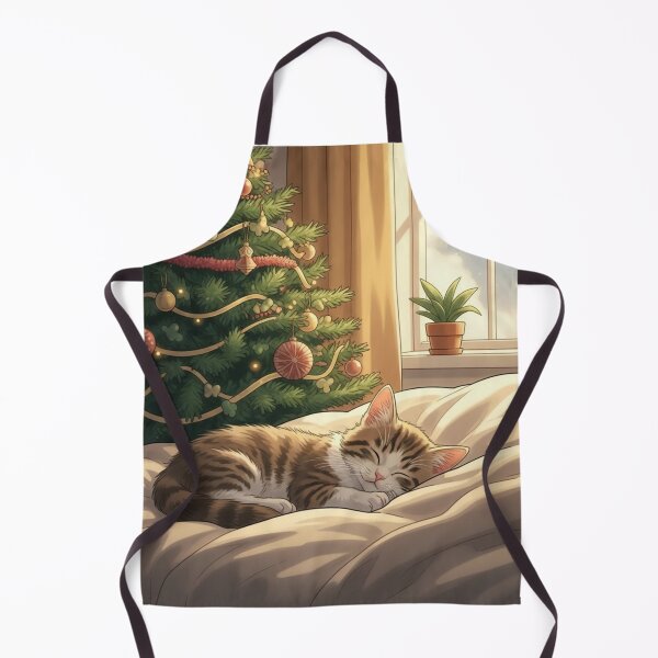 Item preview, Gatito durmiendo bajo el árbol designed and sold by PetJoyPrintsCO.