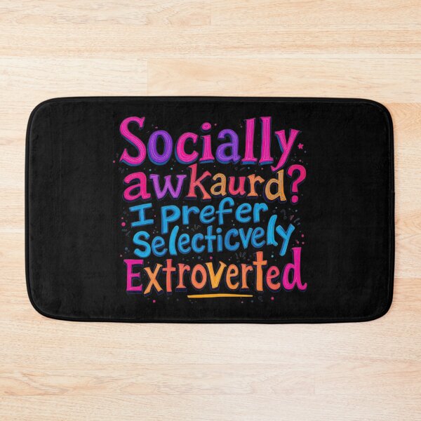 Item preview, Selectively Extroverted Funny Introvert Quote designed and sold by SholoStudio.