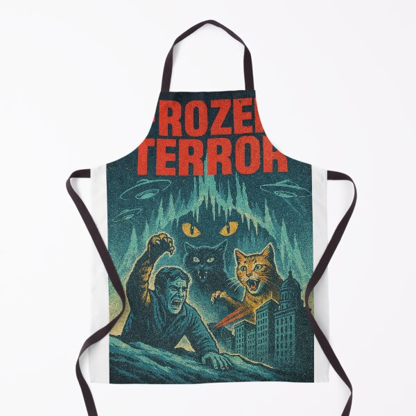 Item preview, Vintage Giant Cat Monster Horror - Retro 80s B-Movie Style Poster designed and sold by Vallentinez.