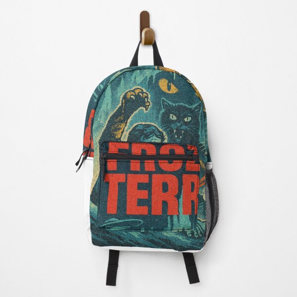 Item preview, Vintage Giant Cat Monster Horror - Retro 80s B-Movie Style Poster designed and sold by Vallentinez.