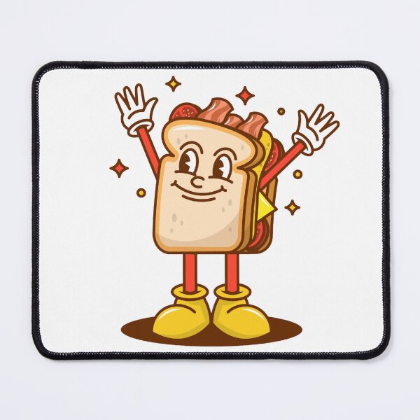 Item preview, Sandwich Guy — Cute Food Character Sticker | Kawaii Snack Art & Trending Meme Design designed and sold by zevorgue.