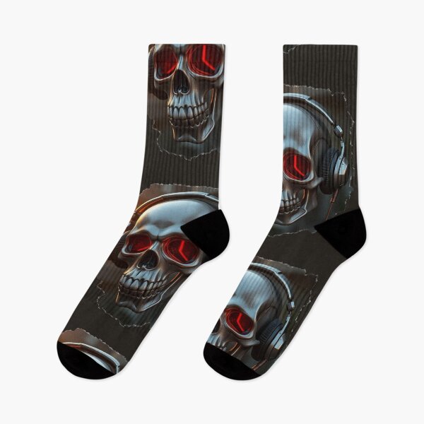 Item preview, Skull on torn background designed and sold by Mickey-Inc.
