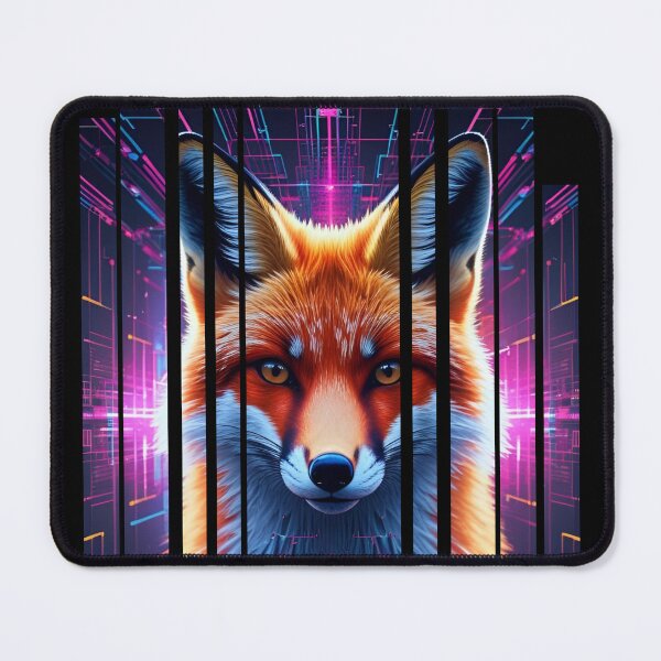Item preview, Holographic fox in the middle of a glitch 11 designed and sold by Neon G.