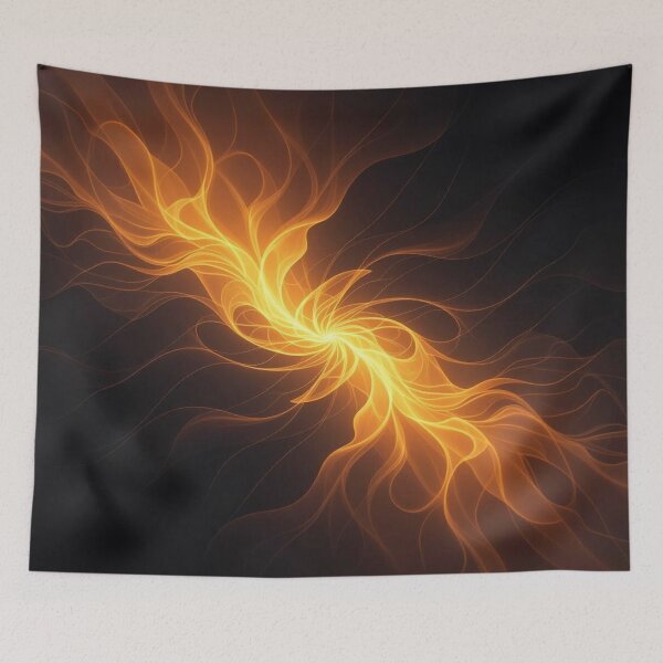 Item preview, Cosmic Spiral - Energy, Depth & Movement – Abstract meets Universe in golden Motion designed and sold by FotoworldEdel.