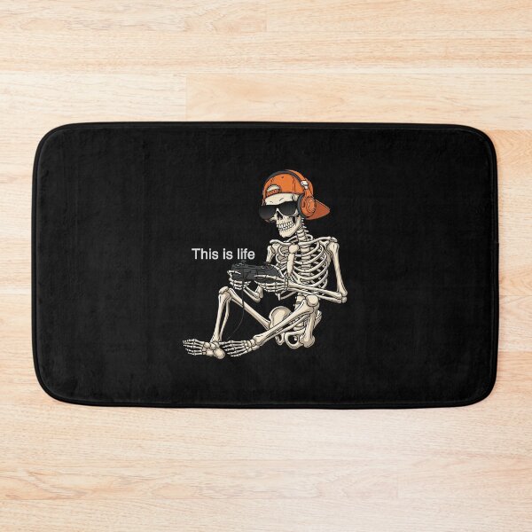 Item preview, Skeleton Gamer | This Is Life designed and sold by زينتريتي.